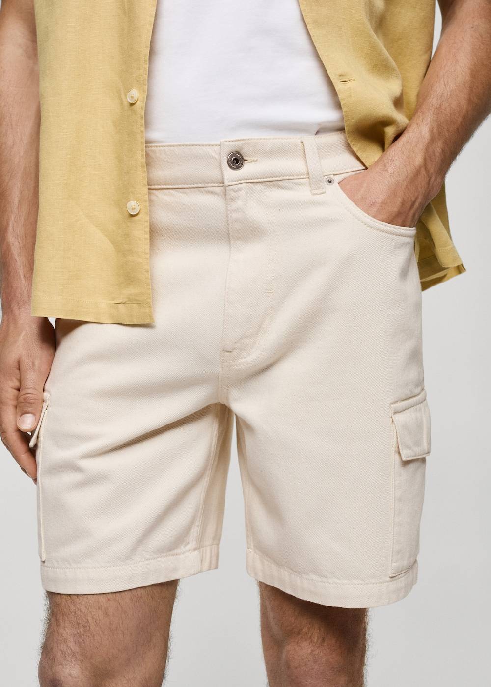 Mango Jeans-Bermudashorts aus Baumwolle im Cargo-Stil Fabrikpreis