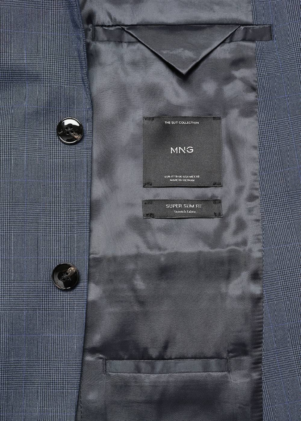 Mango Super Slim Fit-Anzugsakko aus Stretchgewebe Sonderangebot