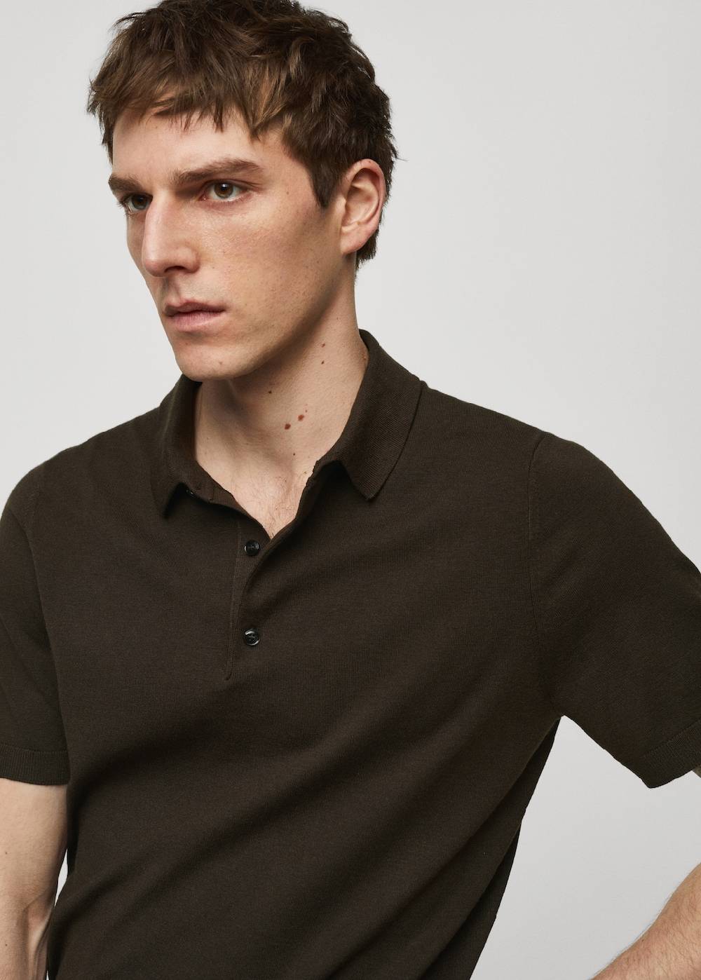 Mango Feinstrick-Poloshirt Preisnachlass
