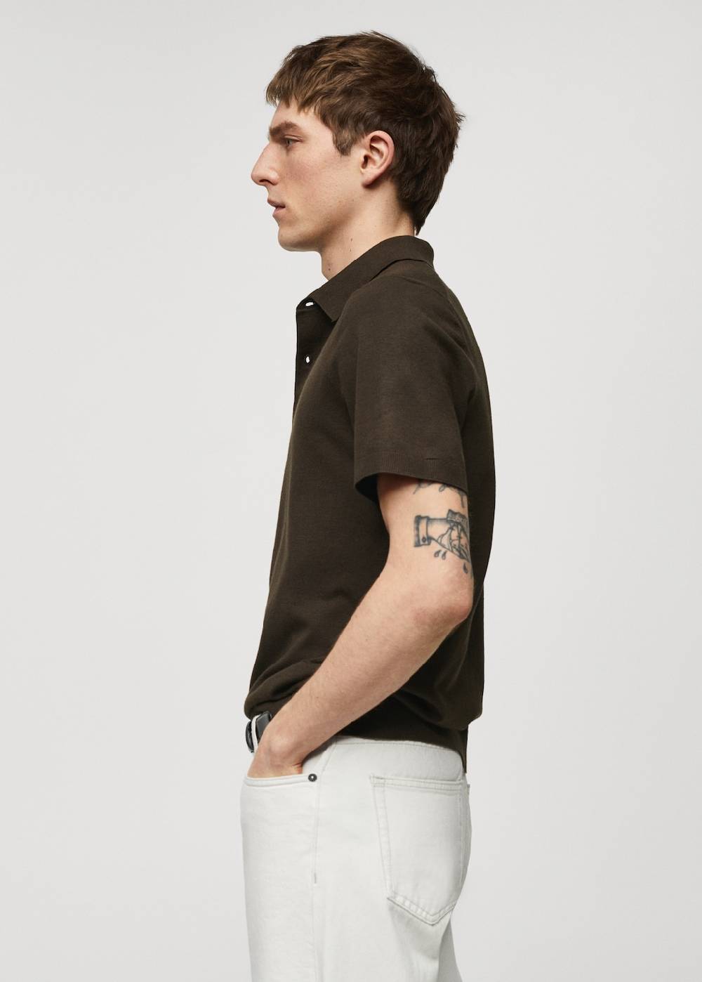 Mango Feinstrick-Poloshirt Preisnachlass