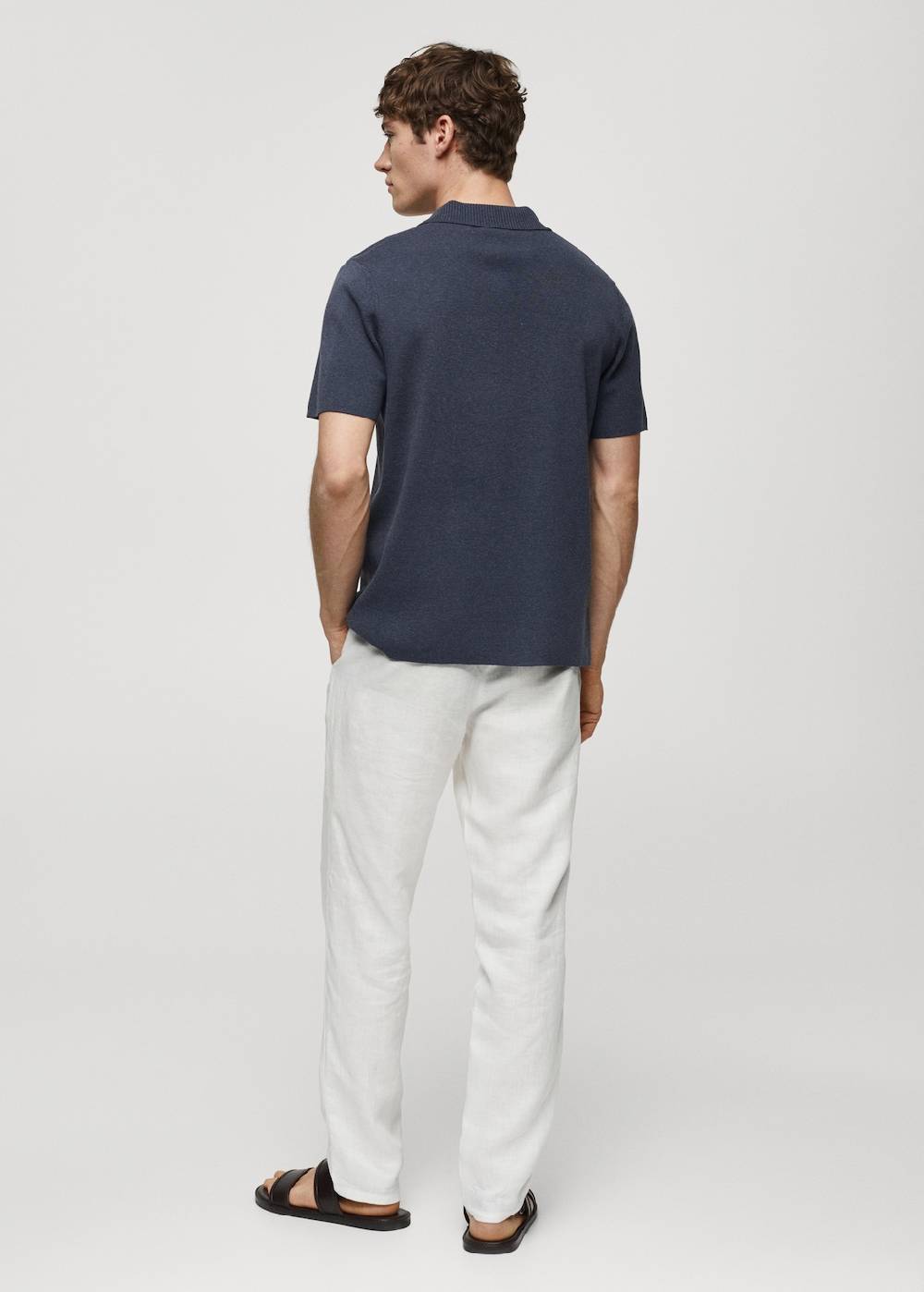 Mango Feinstrick-Poloshirt aus Baumwolle Black Friday