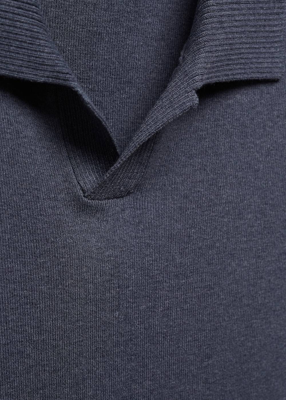 Mango Feinstrick-Poloshirt aus Baumwolle Black Friday