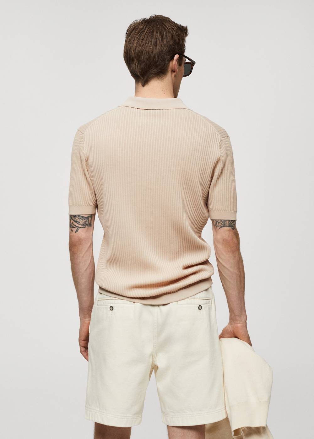 Mango Strick-Poloshirt aus Baumwolle Vatertagsangebot