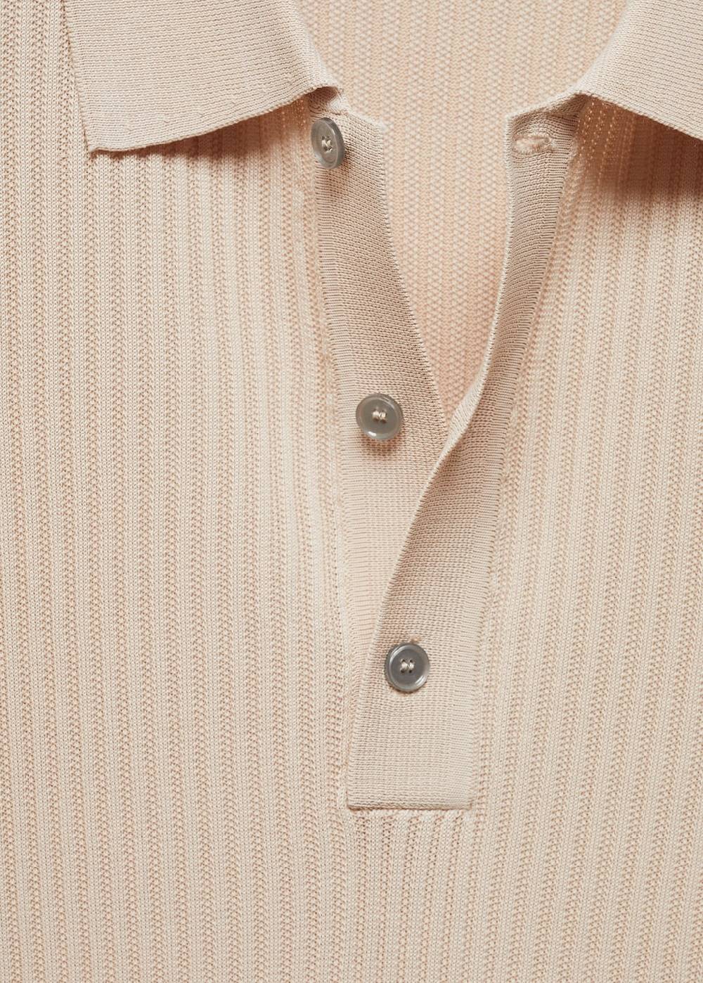 Mango Strick-Poloshirt aus Baumwolle Vatertagsangebot