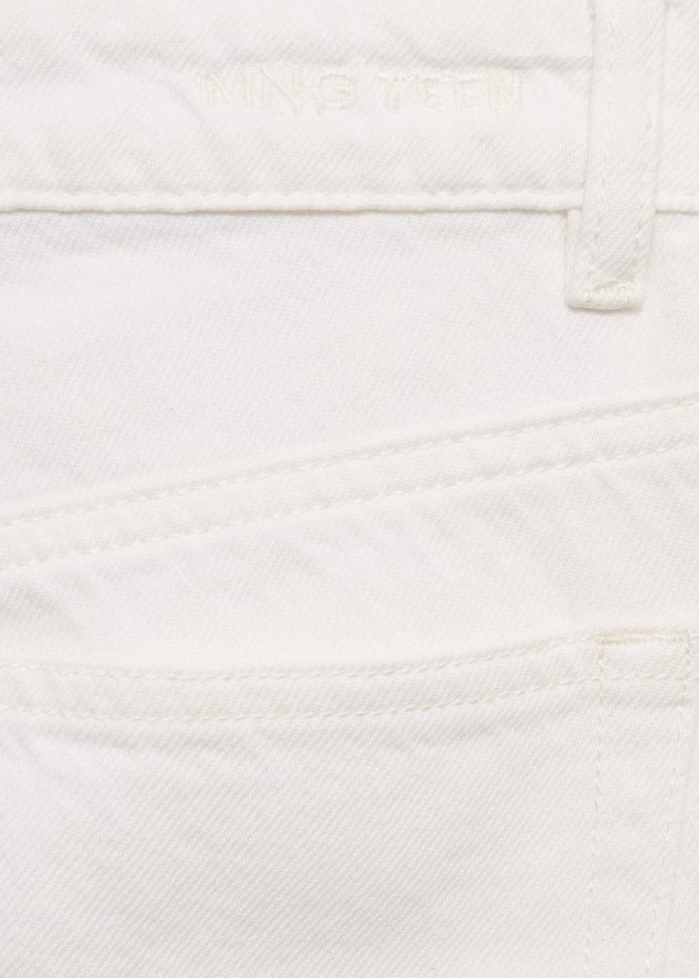Mango Shorts mit ausgefranstem Saum Lagerräumung