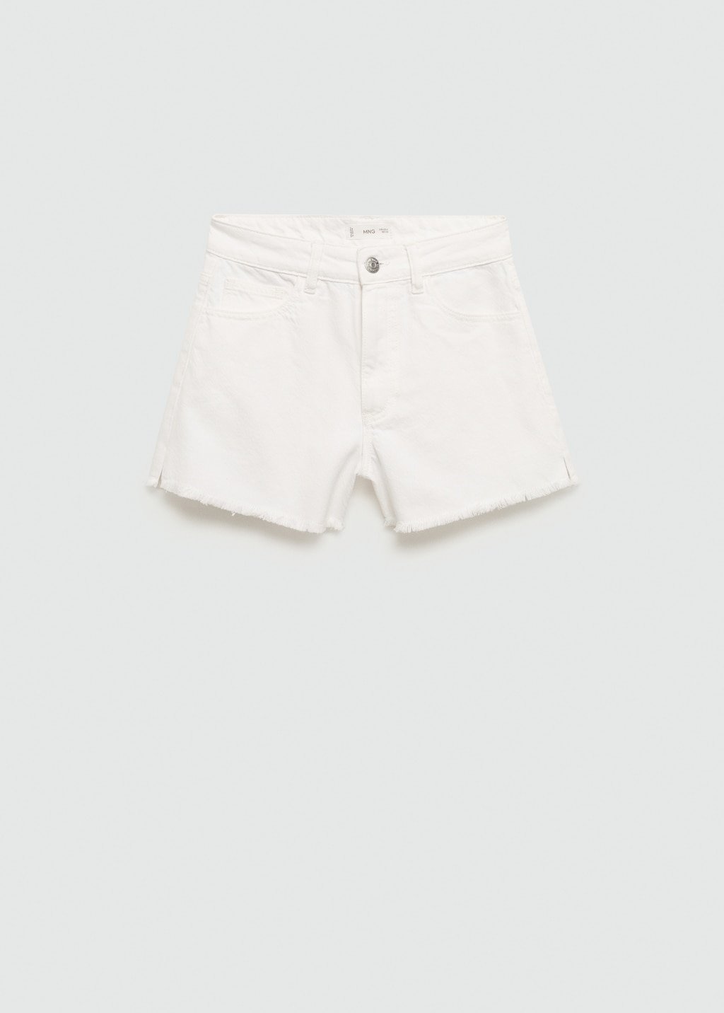 Mango Shorts mit ausgefranstem Saum Lagerräumung