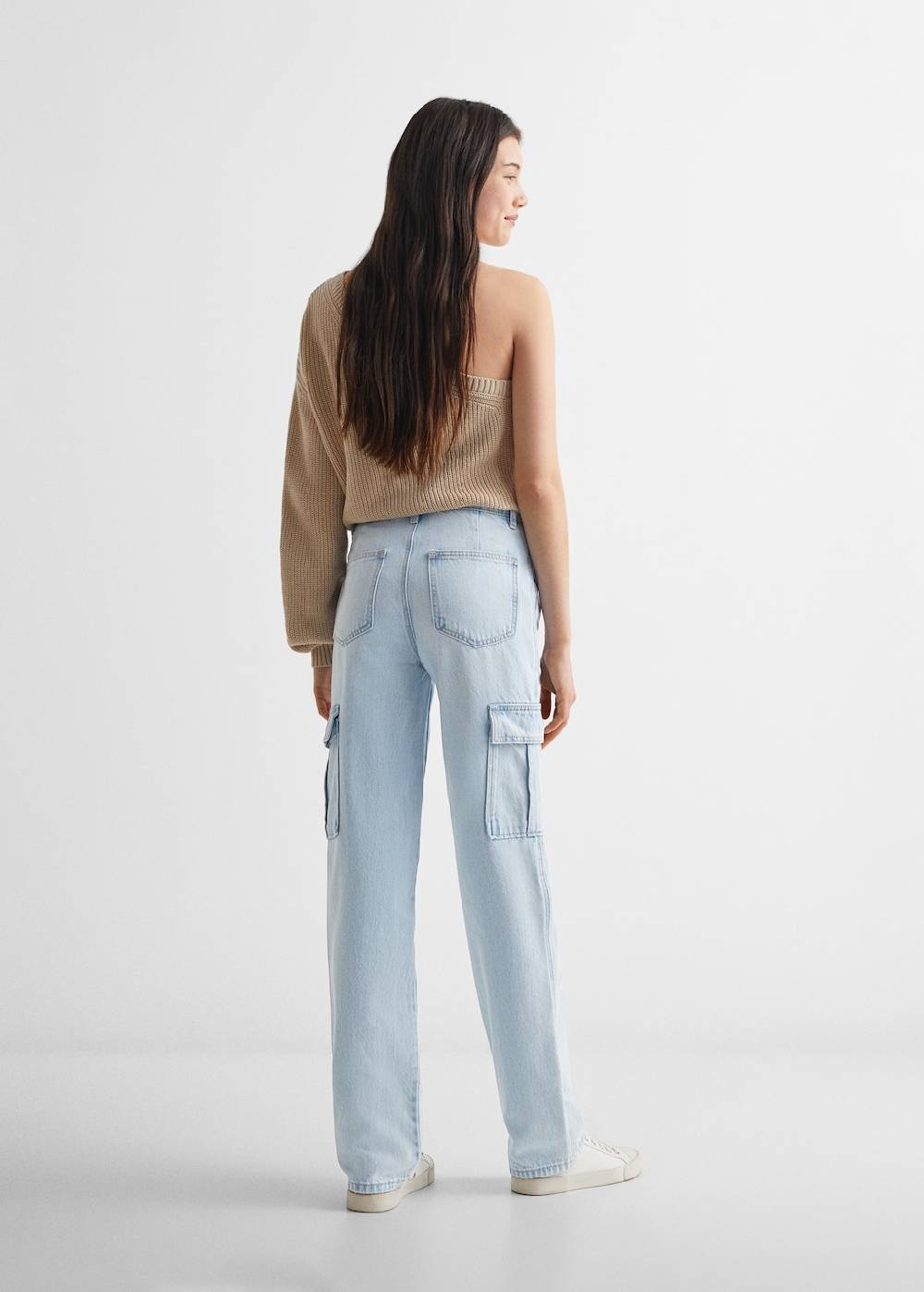 Mango Gerade Jeans im Cargo-Stil Blitzangebot