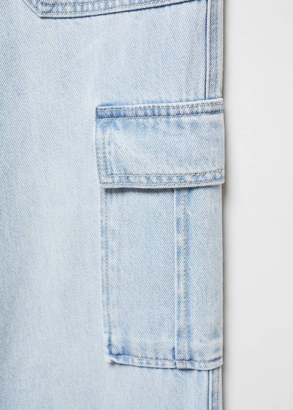 Mango Gerade Jeans im Cargo-Stil Blitzangebot