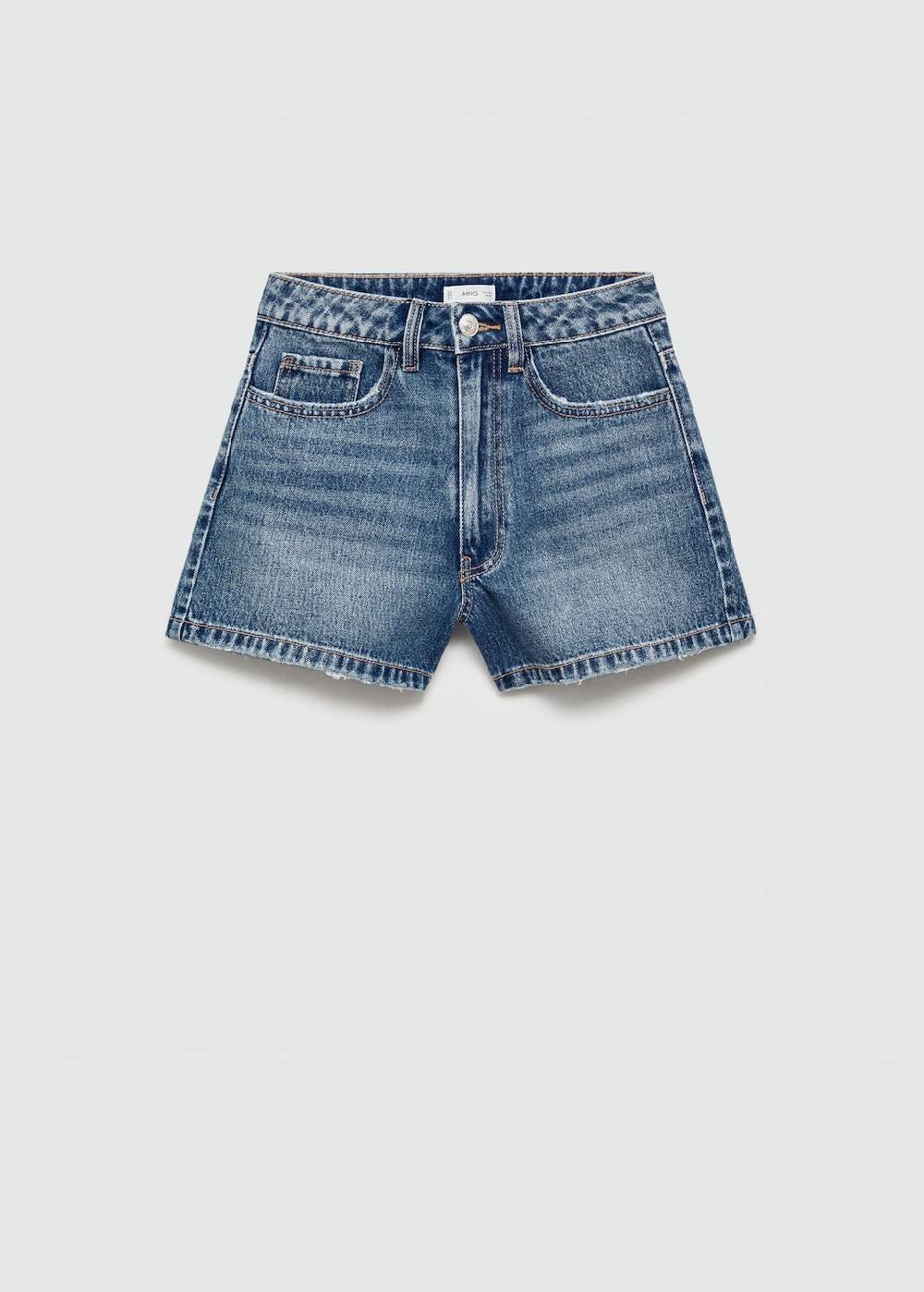 Mango Gerade Jeans-Shorts Räumungsverkauf