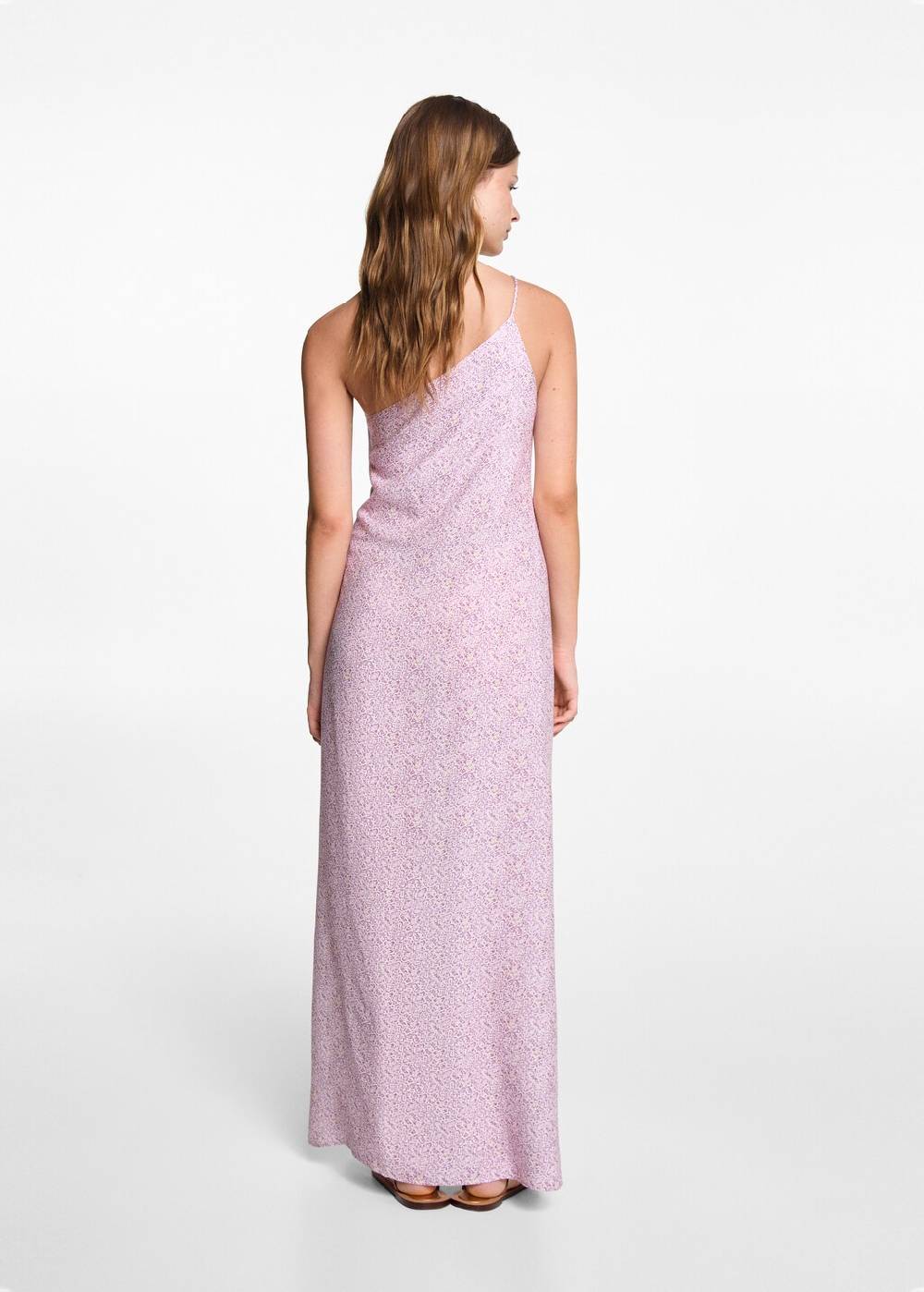 Mango Asymmetrisches Printkleid Kauf eins, bekomm eins gratis