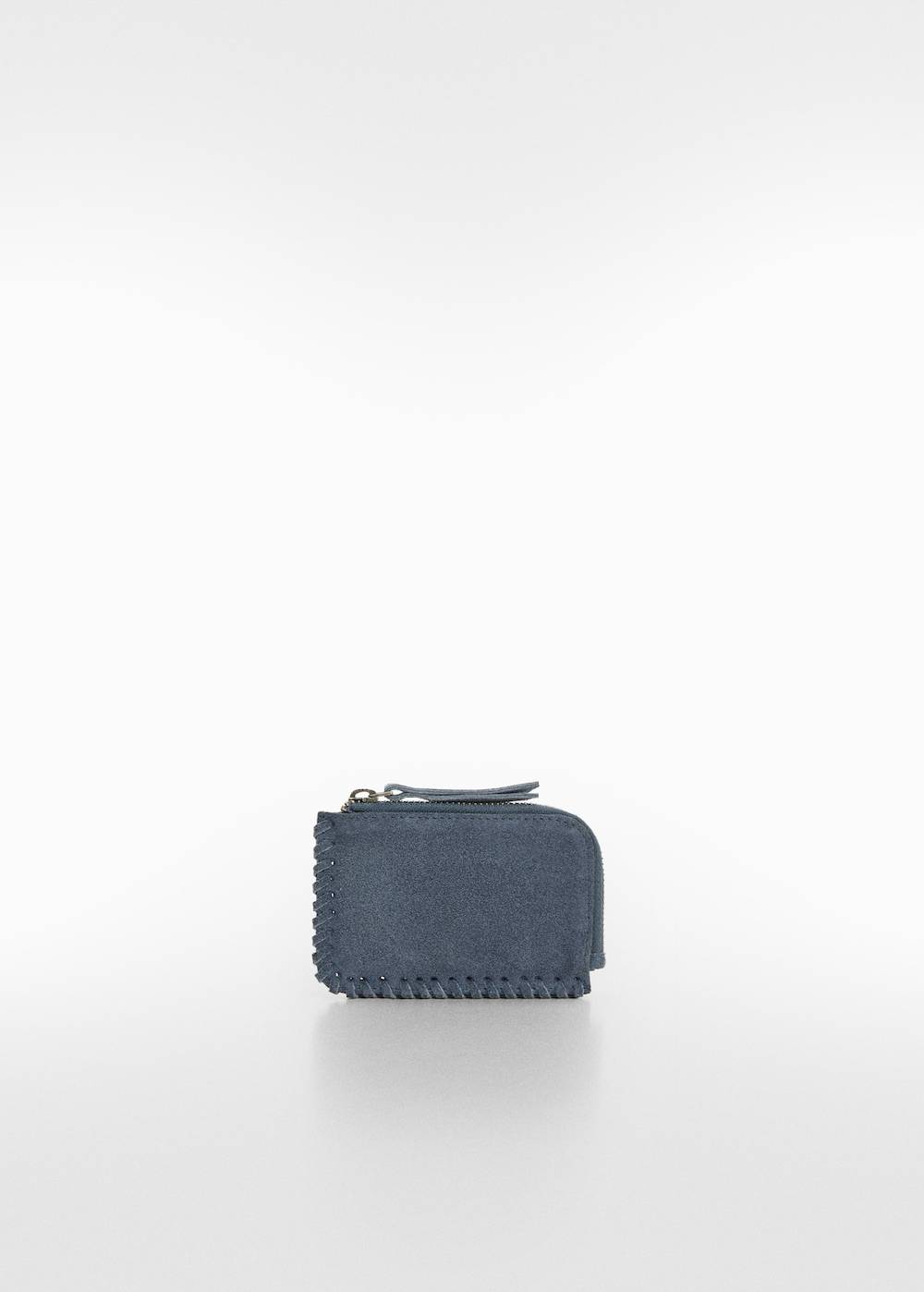 Mango Nietenverzierte Leder-Geldbörse Wochenangebot