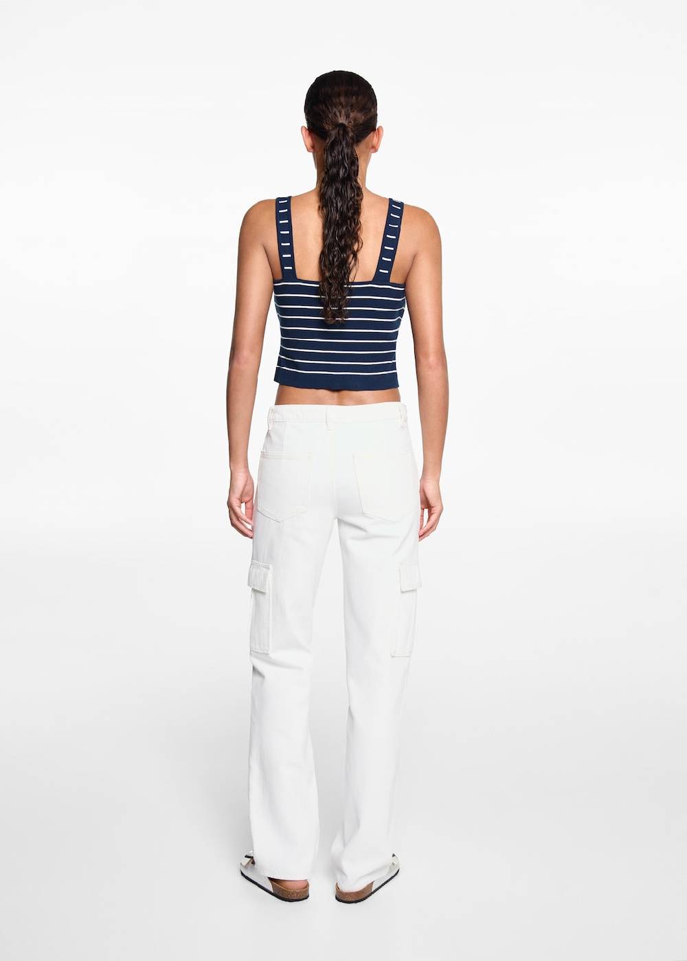 Mango Gerade Jeans im Cargo-Stil Begrenzte Freigabe