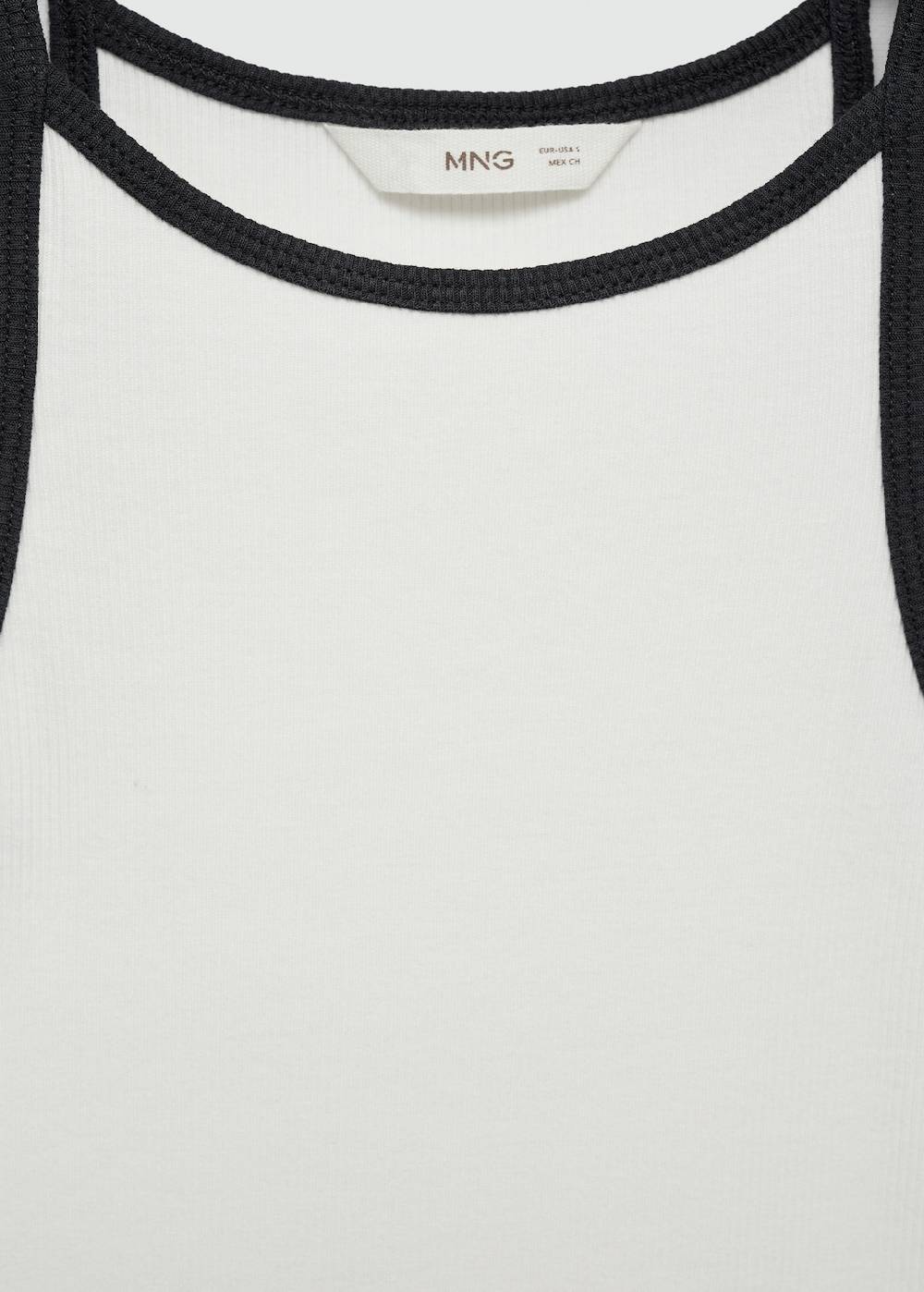 Mango Trägershirt aus Baumwolle Bis zu 50% Rabatt