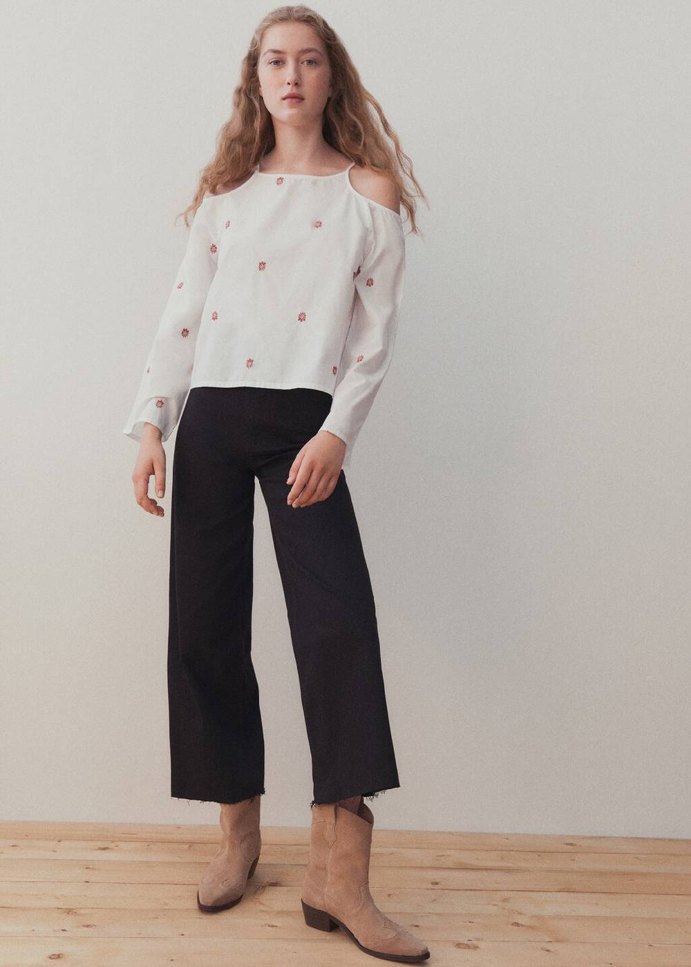 Mango Culotte-Jeans Discount Store für neue Produkte