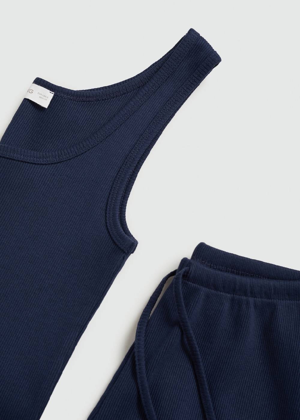 Mango Pack Kurzer Baumwoll-Pyjama Super Rabatt