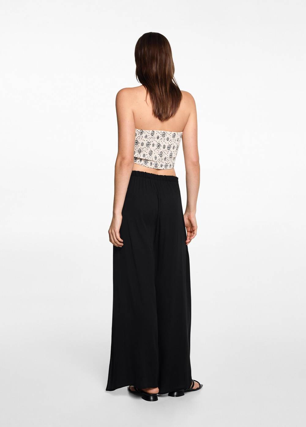 Mango Palazzo-Hose mit Schlitzen Clearance-Verkauf