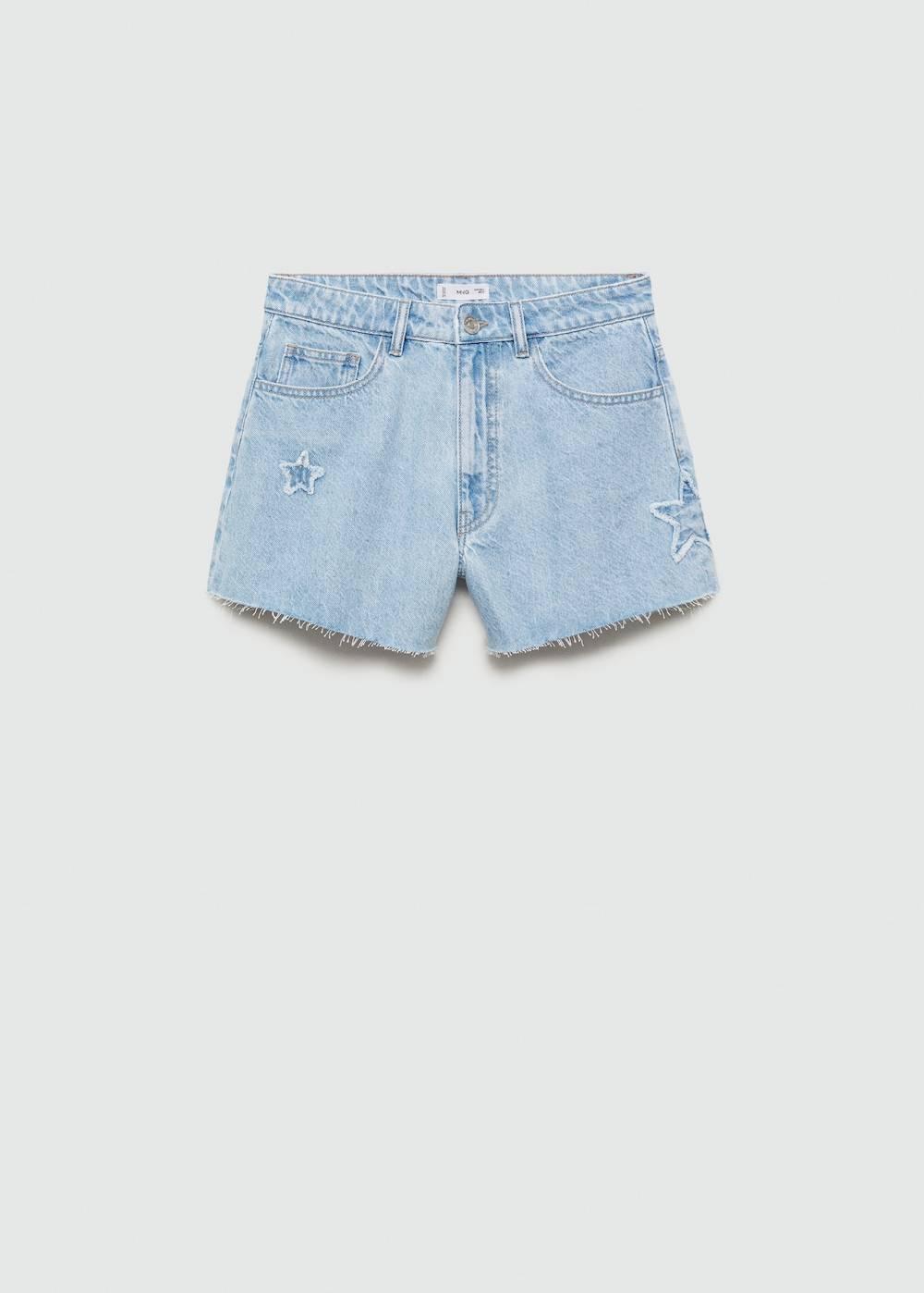 Mango Jeansshort mit Sternmotiv Auslauf