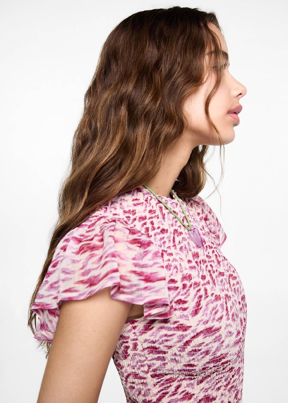 Mango Kleid mit Animal-Print Hotsell