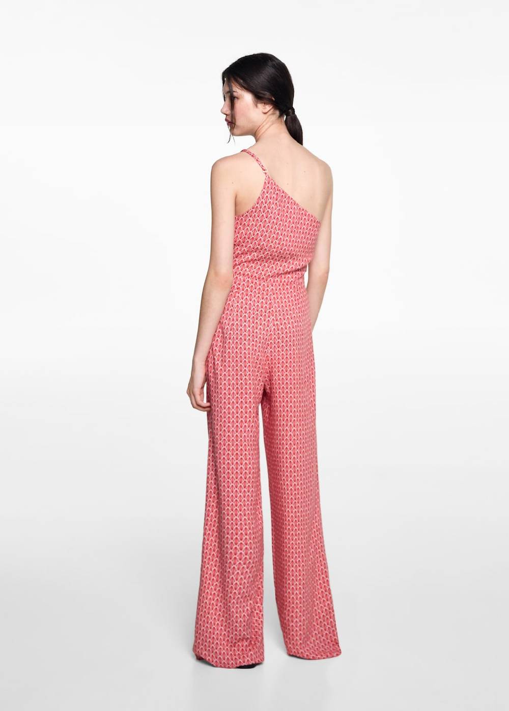 Mango Asymmetrischer Print-Jumpsuit im Angebot