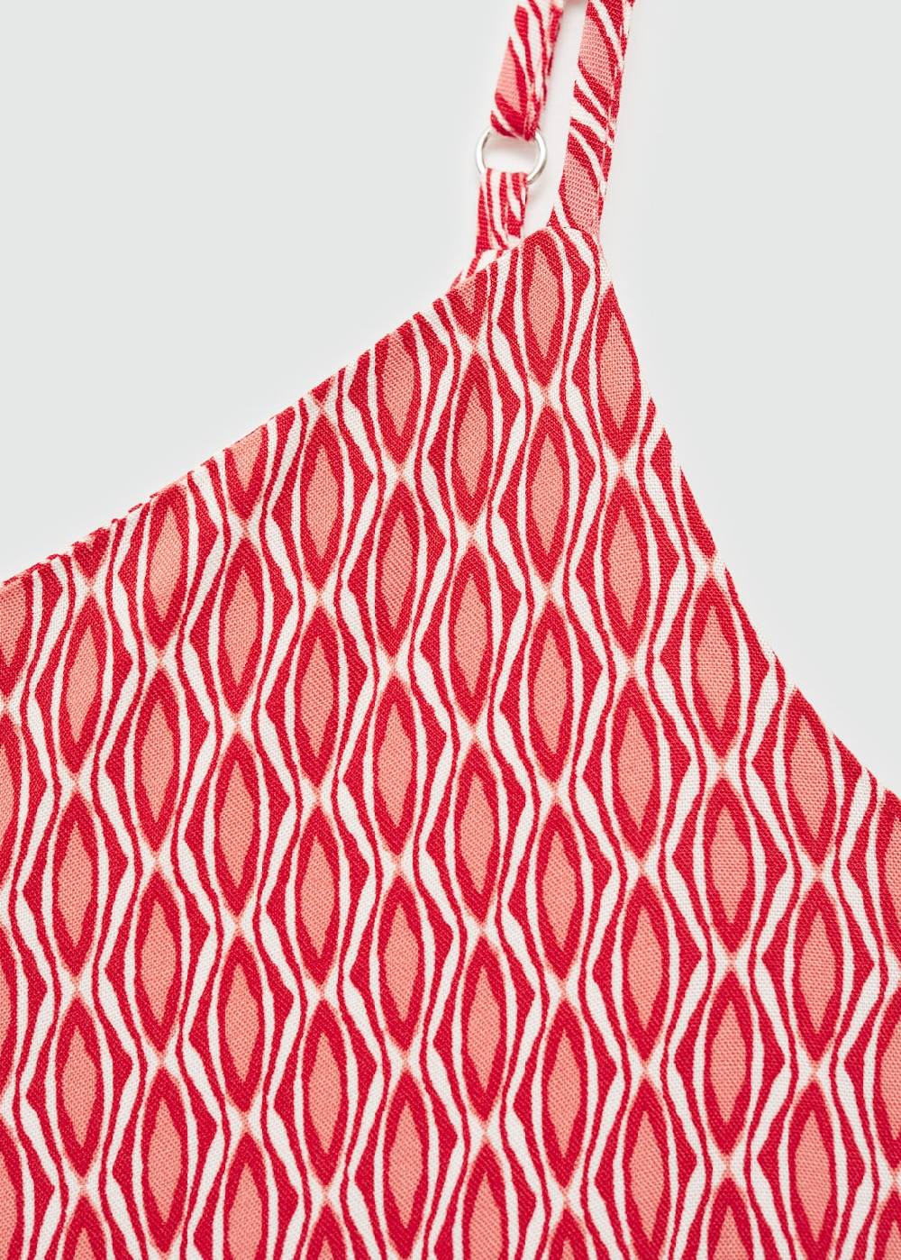 Mango Asymmetrischer Print-Jumpsuit im Angebot
