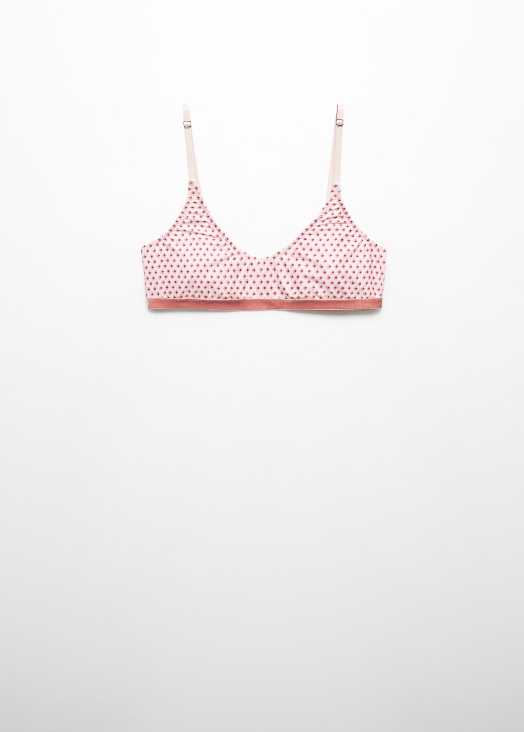 Mango Gemusterter BH Kostenloser Versand