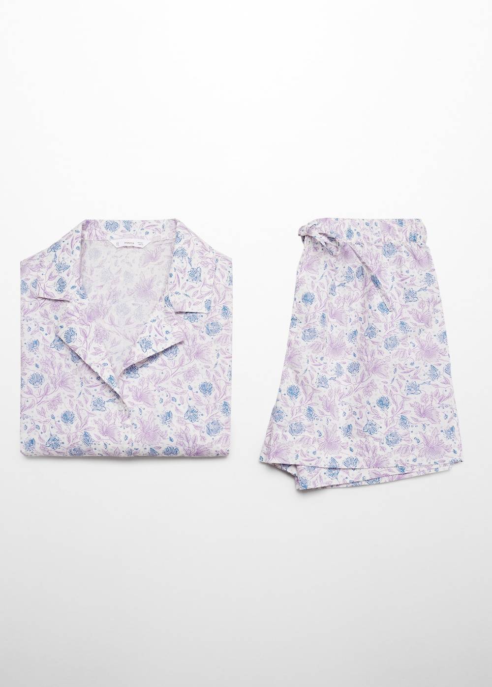 Mango Kurzer Print-Pyjama Limitierter Zeitrabatt