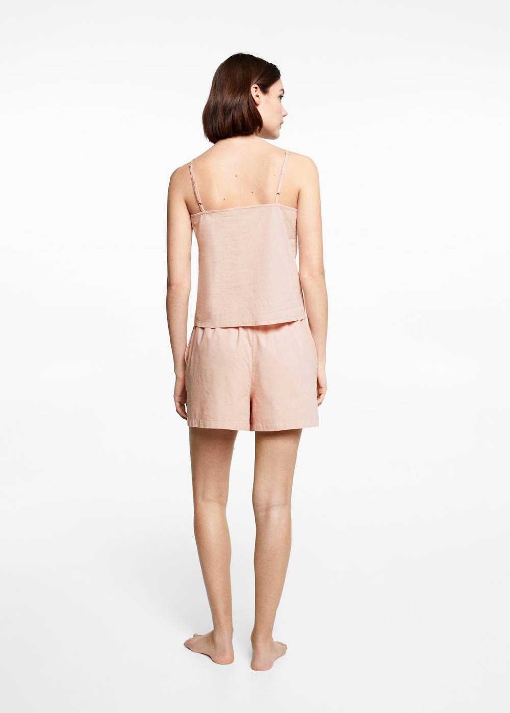 Mango Kurzer Pyjama mit Polka Dots Fabrik Onlineshop