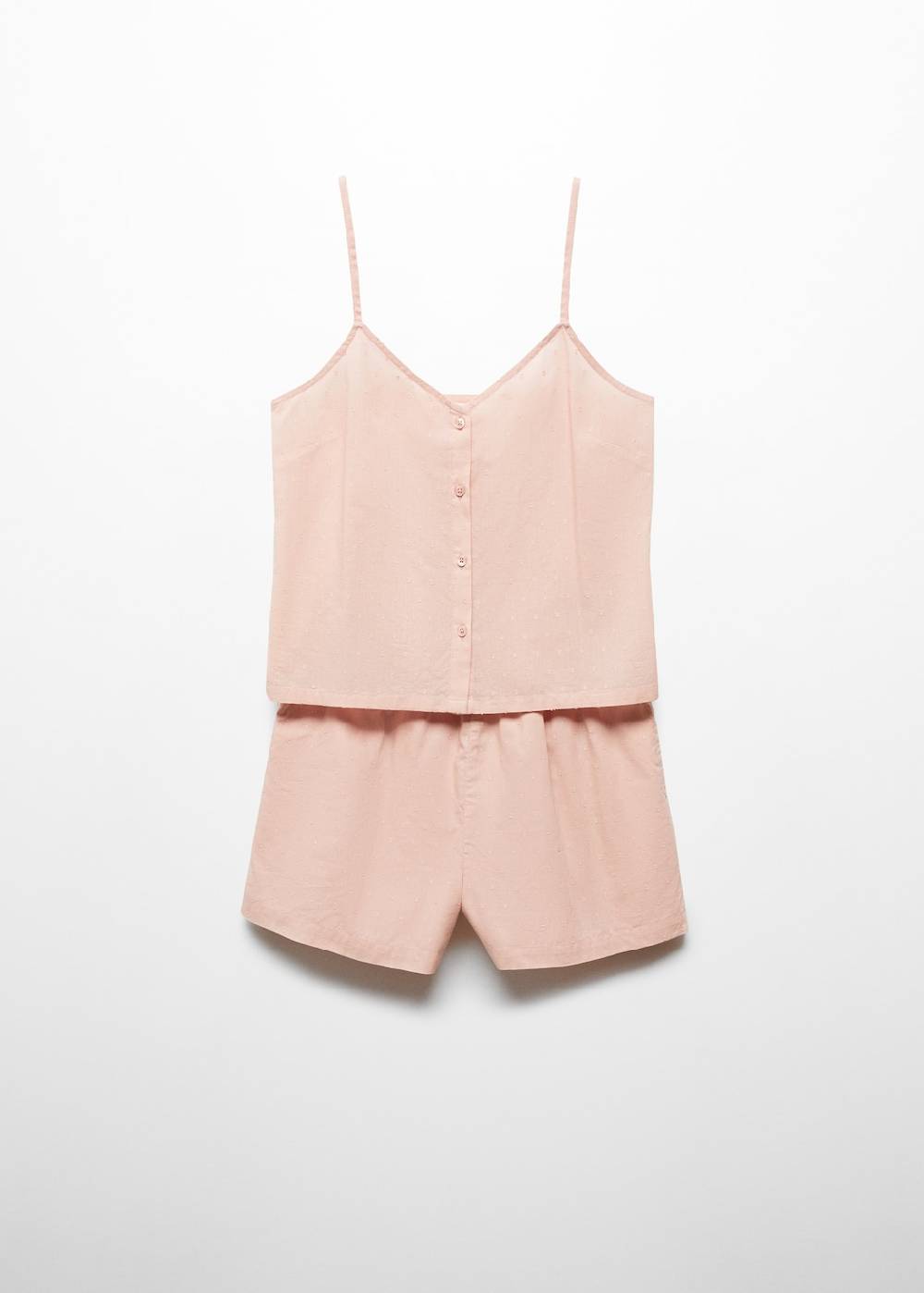Mango Kurzer Pyjama mit Polka Dots Fabrik Onlineshop