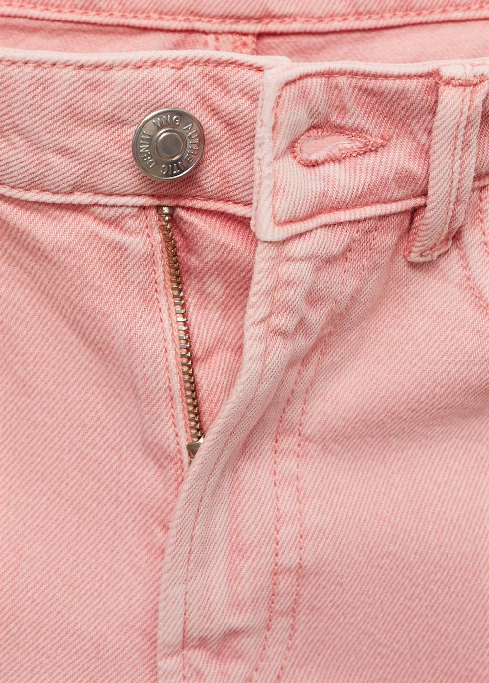 Mango Jeansshorts mit ausgefranstem Saum Günstig kaufen