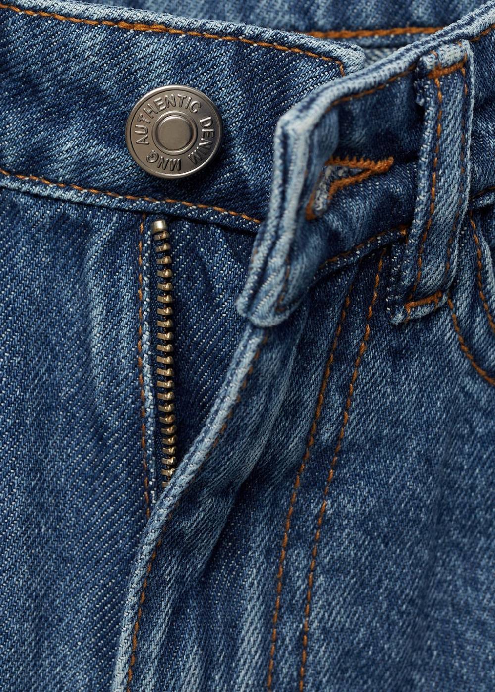 Mango Jeansshorts mit ausgefranstem Saum Versandkostenfrei