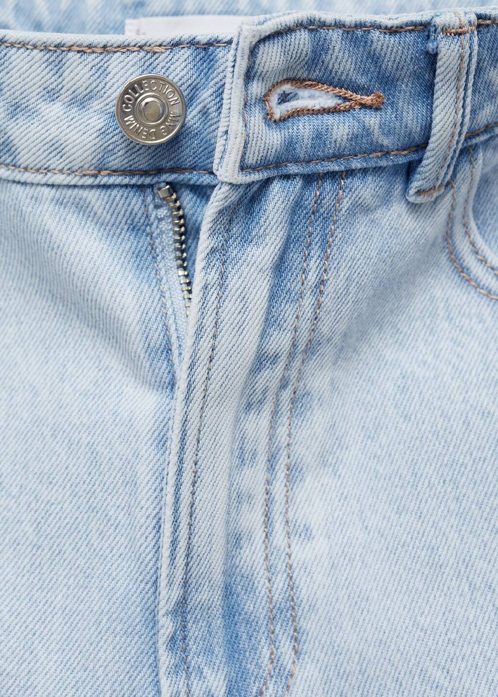 Mango Jeansshorts mit ausgefranstem Saum Online Shopping