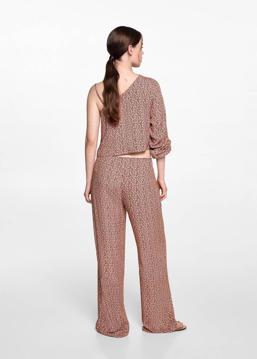 Mango Gerade Printhose Preisnachlass