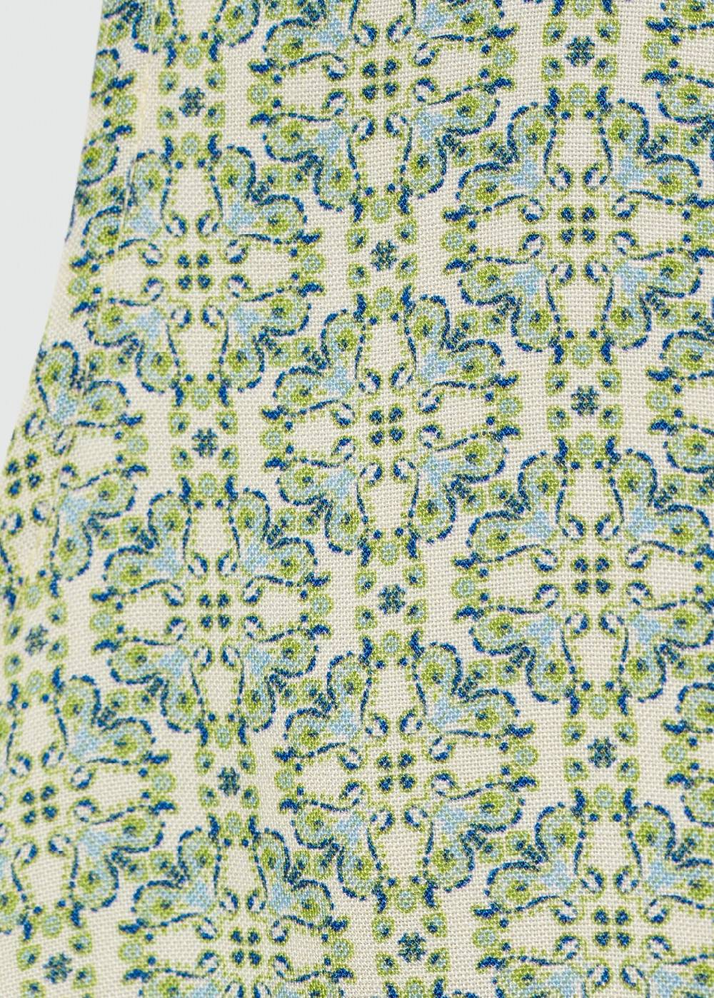 Mango Asymmetrisches Top mit Printmuster Heißer Verkauf