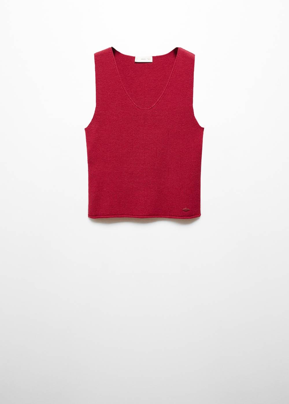 Mango Strick-Trägertop Top Angebot