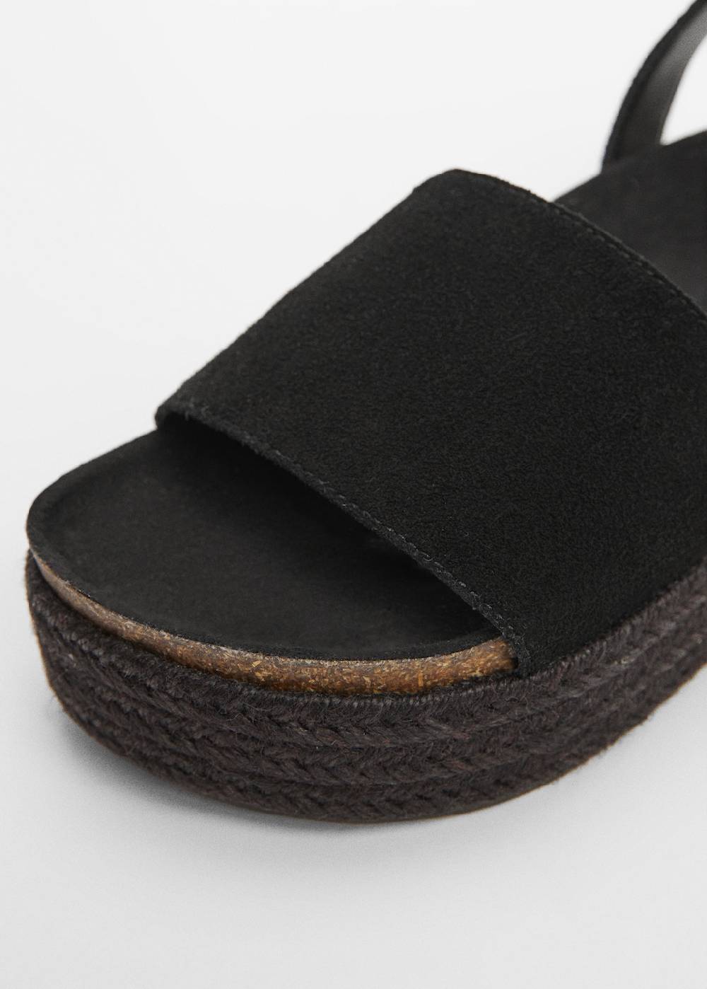 Mango Leder-Plateausandale Bestseller