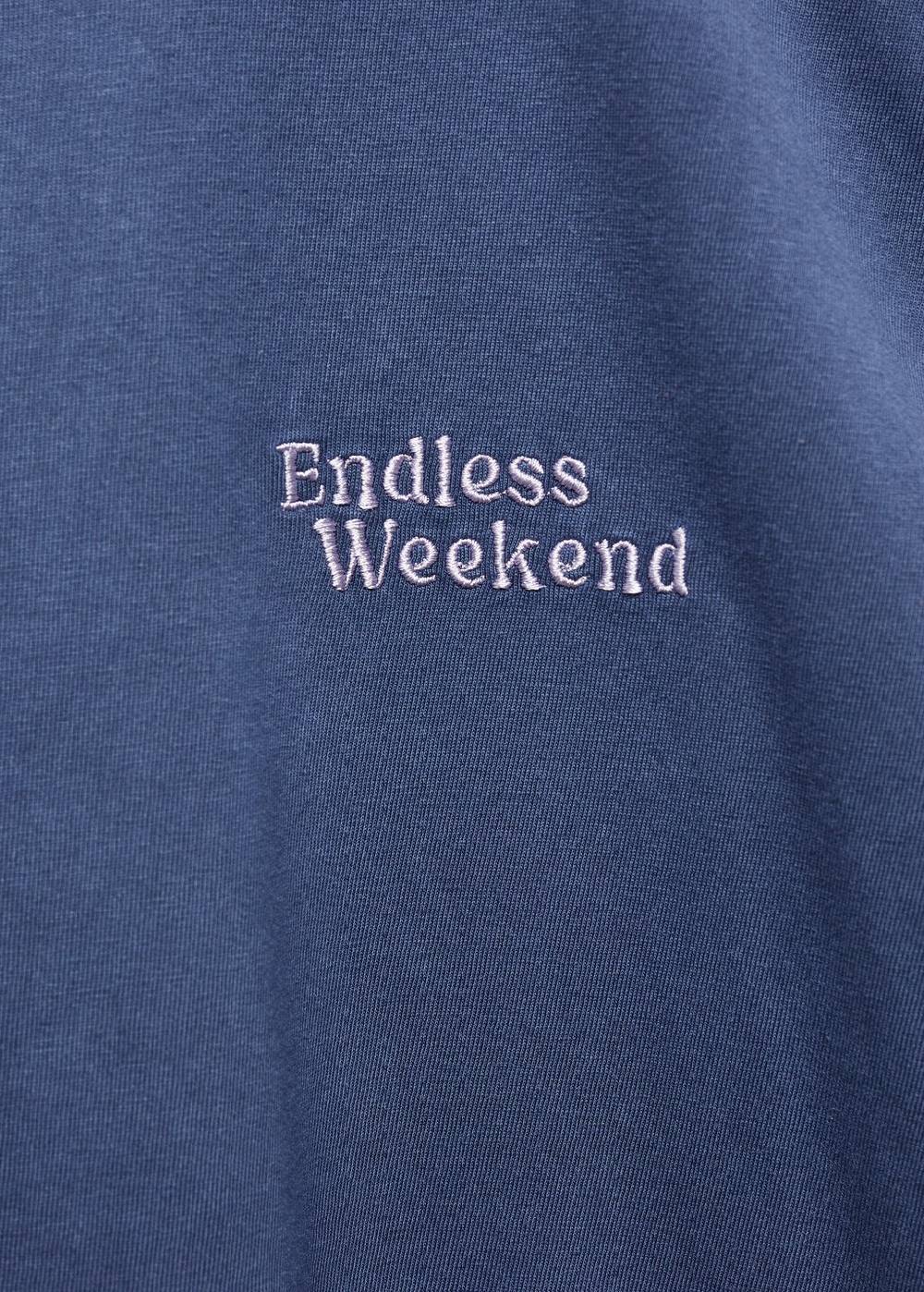 Mango T-Shirt mit Textaufdruck Saisonale Angebote