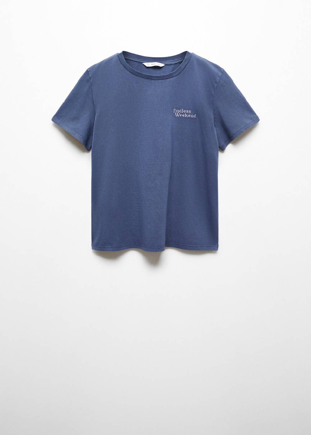 Mango T-Shirt mit Textaufdruck Saisonale Angebote
