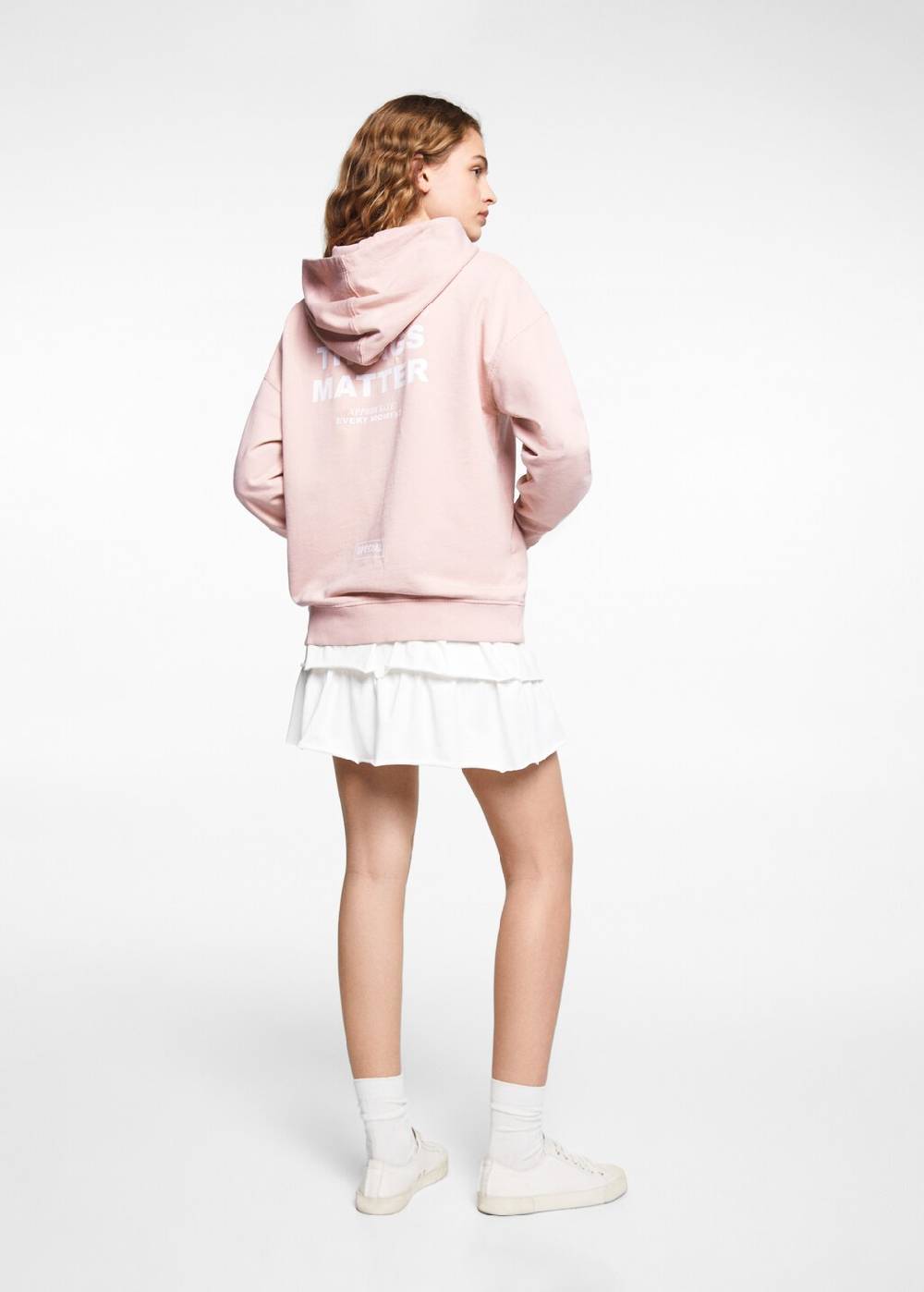 Mango Hoodie mit Schriftzug Tägliche Deals