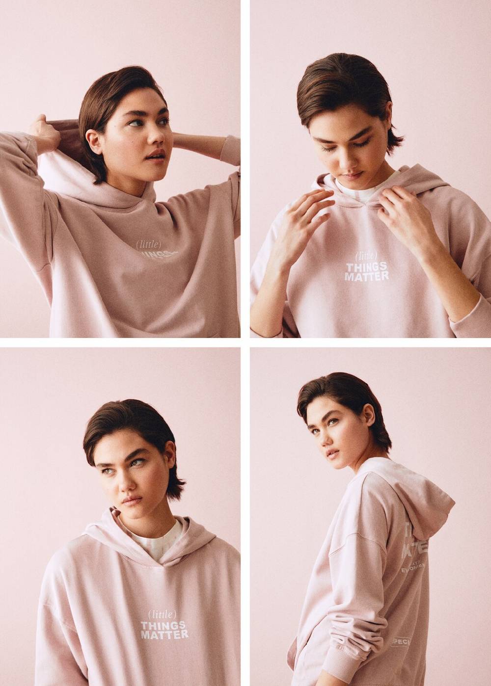 Mango Hoodie mit Schriftzug Tägliche Deals