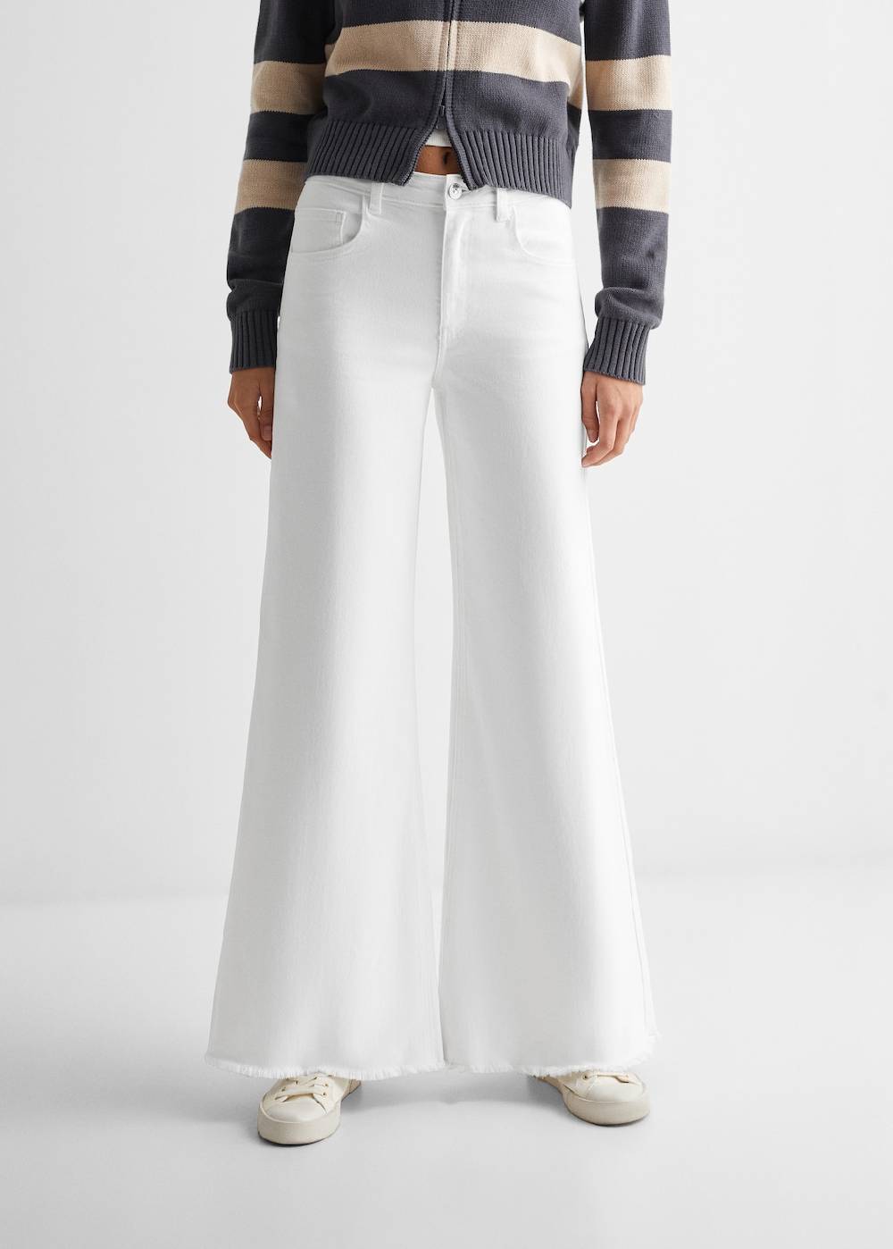 Mango Wideleg-Jeans mit mittlerer Bundhöhe VIP-Rabatte