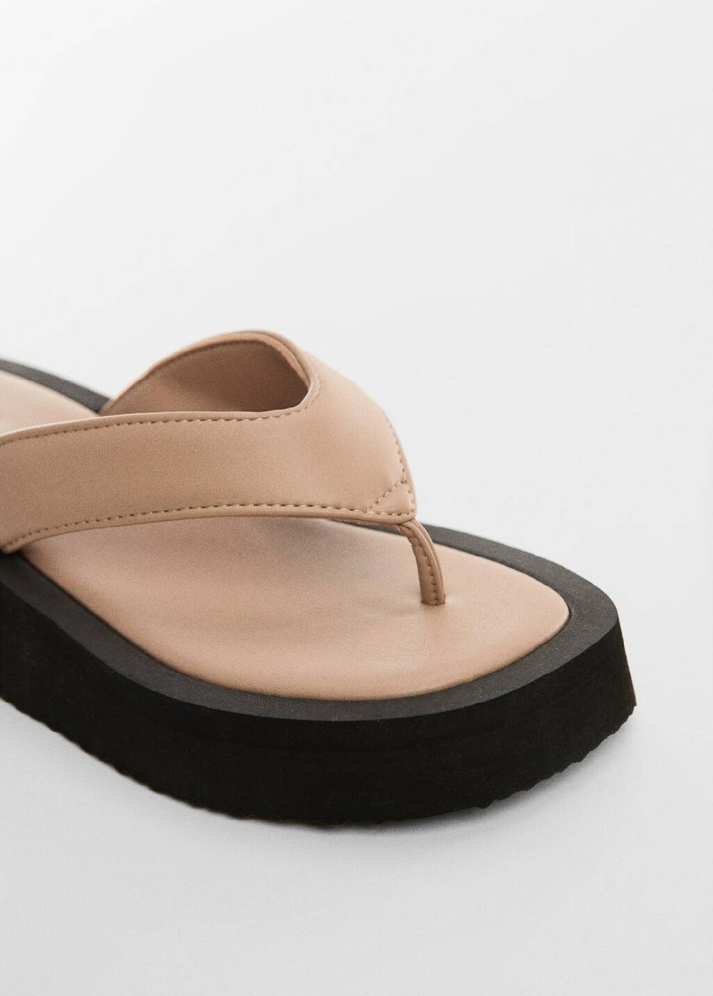 Mango Riemensandalen mit Plateau Super Sparpreis