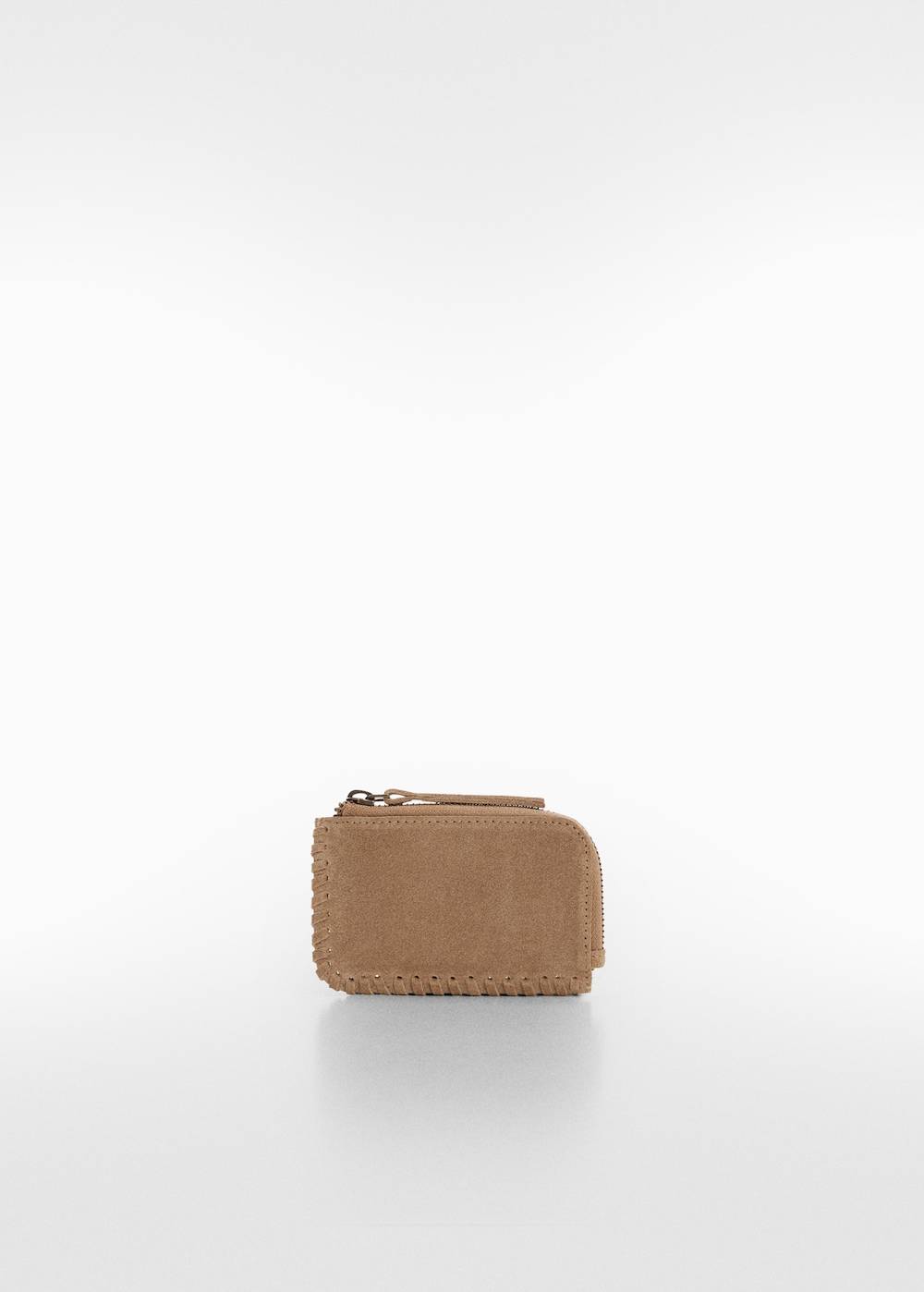 Mango Nietenverzierte Leder-Geldbörse Letzte 3 Tage