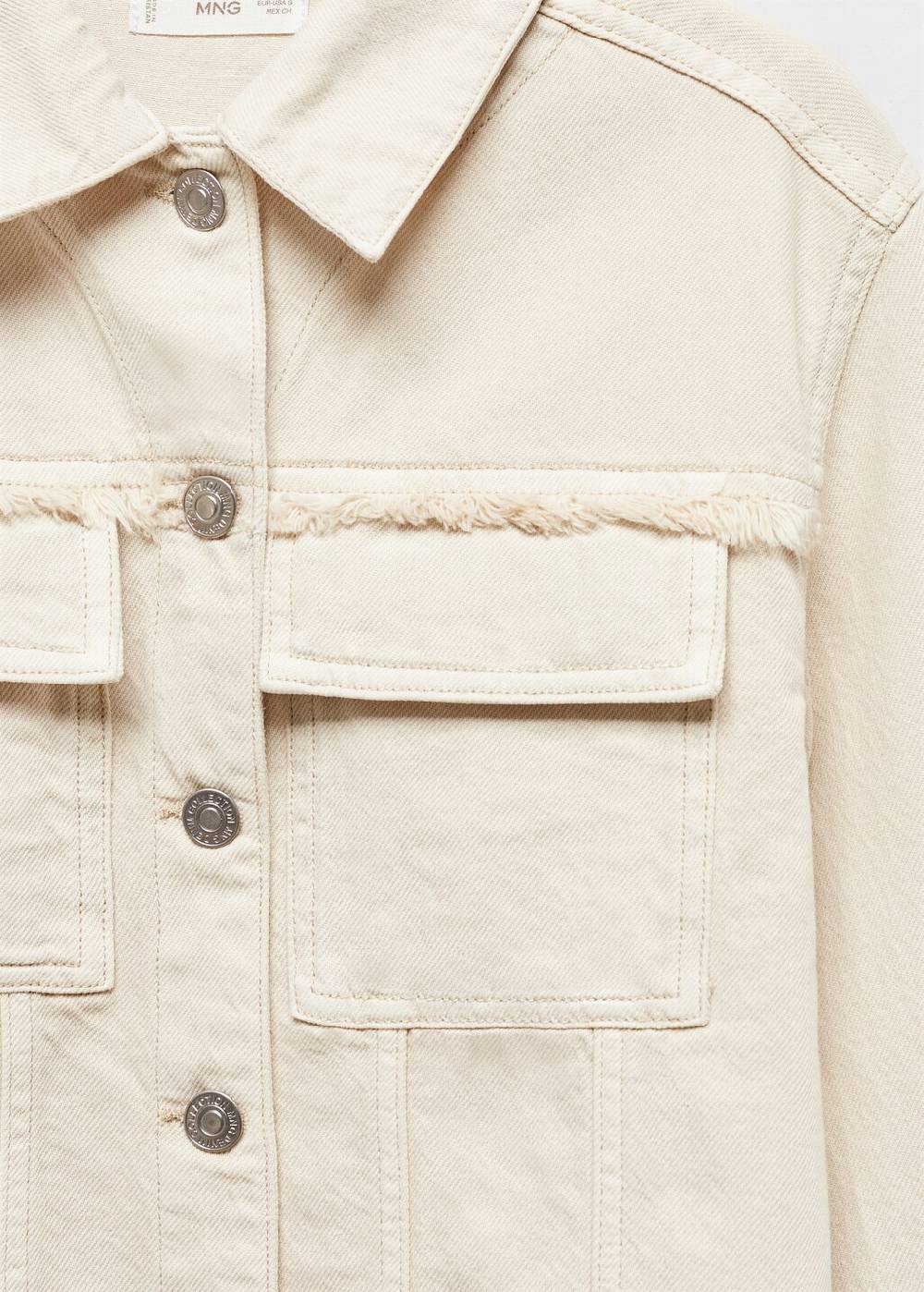 Mango Jeansjacke mit Taschen JETZT KAUFEN