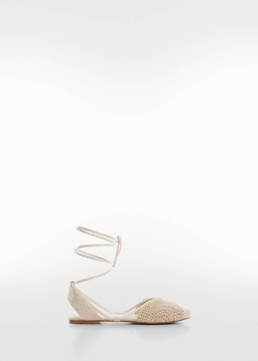 Mango Flacher Riemenschuh Bis zu 60% Rabatt