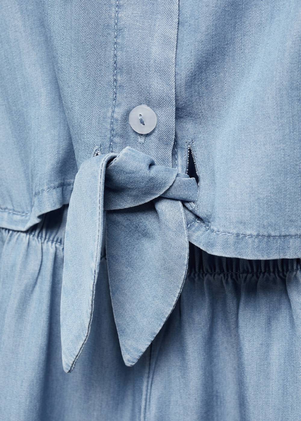 Mango Langer Jeans-Overall Sonderangebot der Fabrik