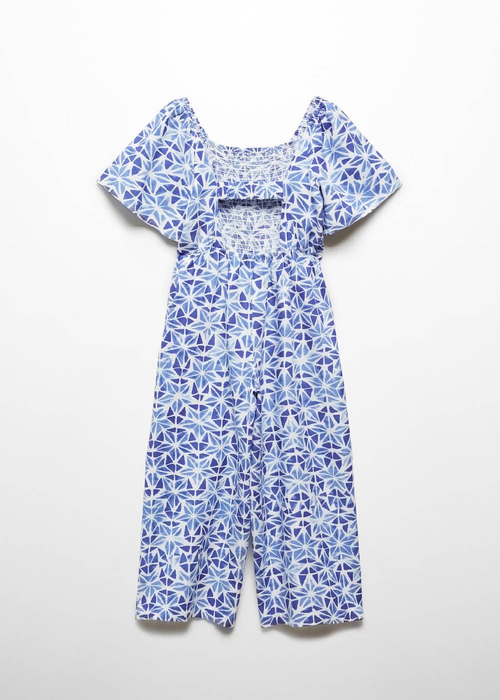 Mango Gemusterter Overall mit Gürtel Vierteljährliche Förderung
