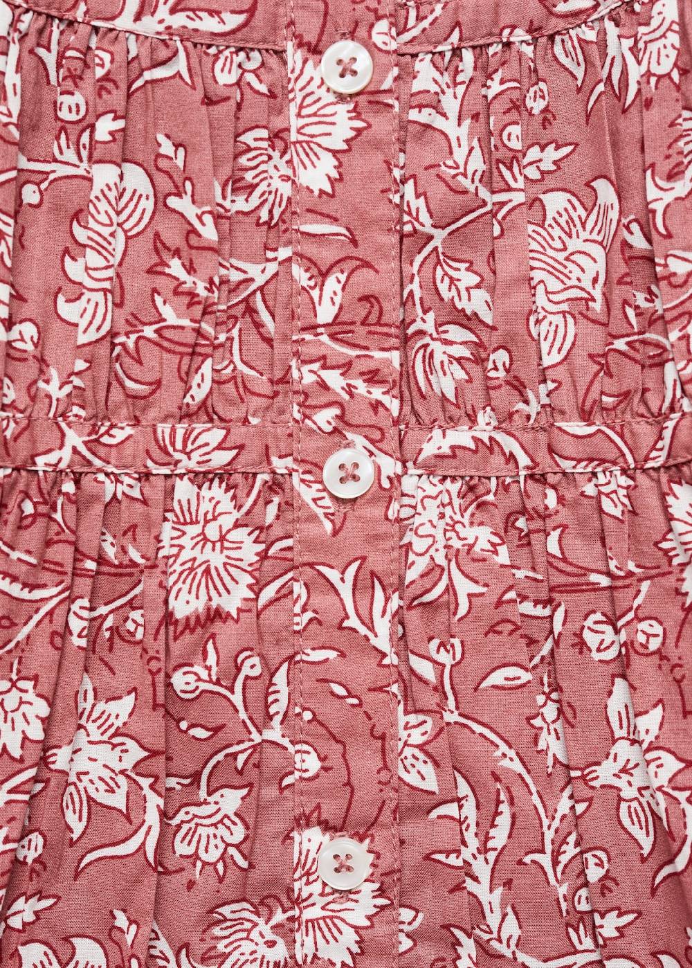 Mango Blumenkleid mit Rüschen Discount Store für neue Produkte