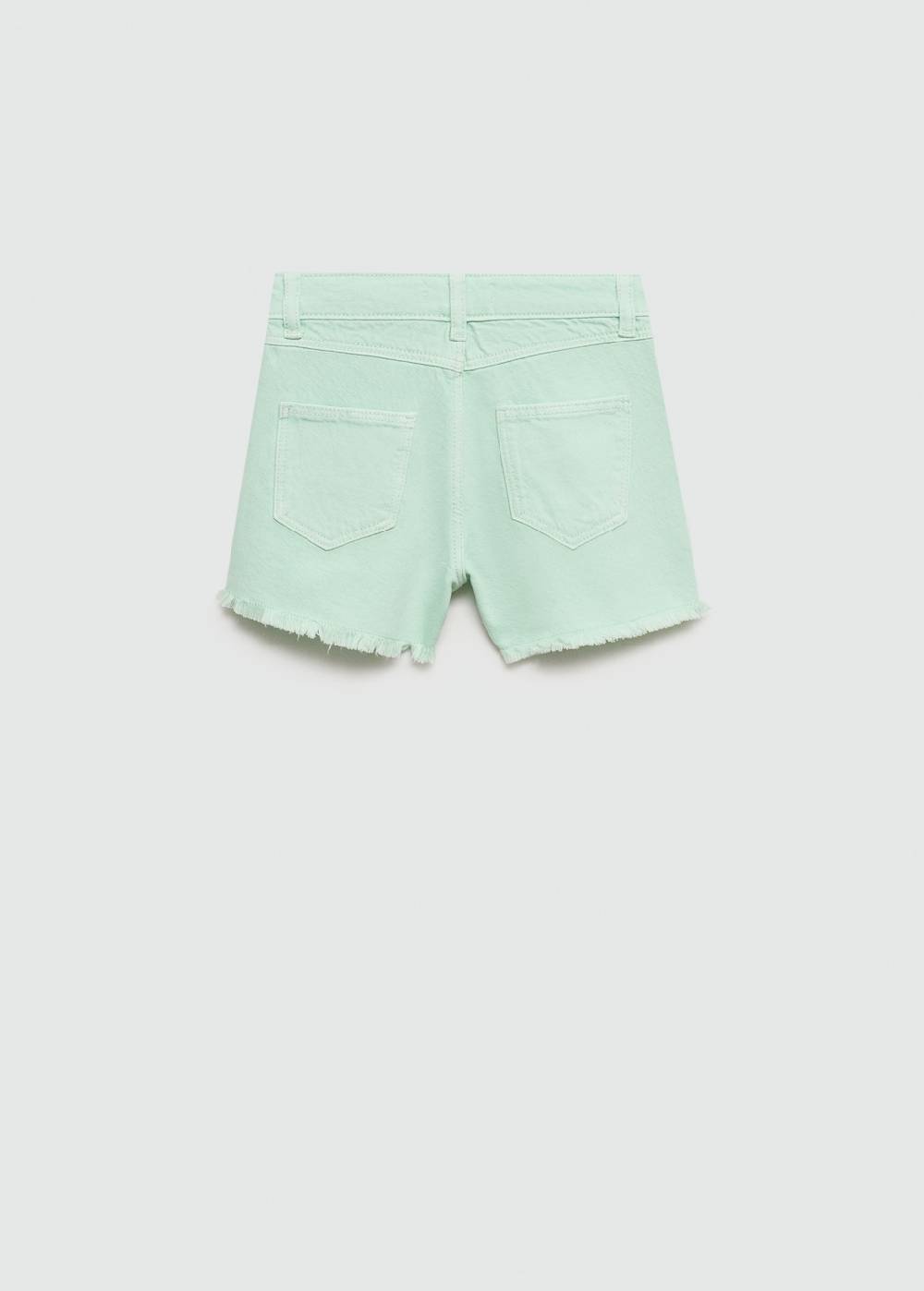 Mango Shorts mit ausgefranstem Saum Super Rabatt