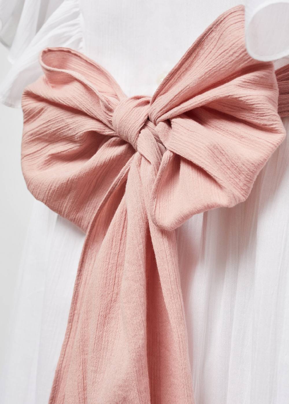 Mango Kleid aus Crinkle-Baumwolle 50% Rabatt mit kostenlosem Versand