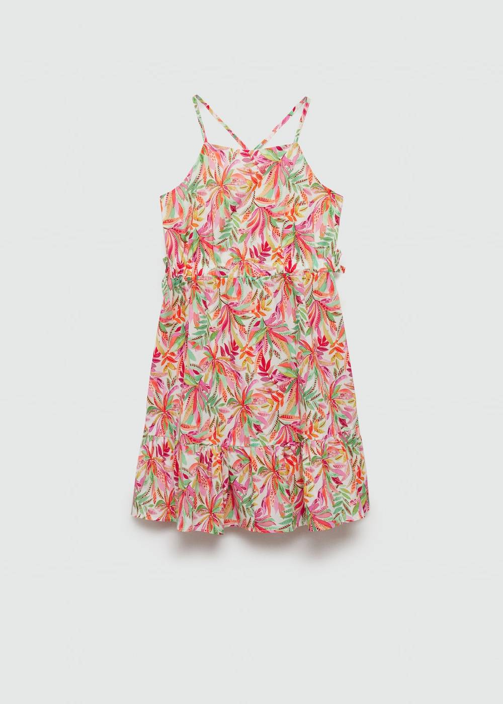 Mango Kleid mit Tropenmuster Clearance-Verkauf